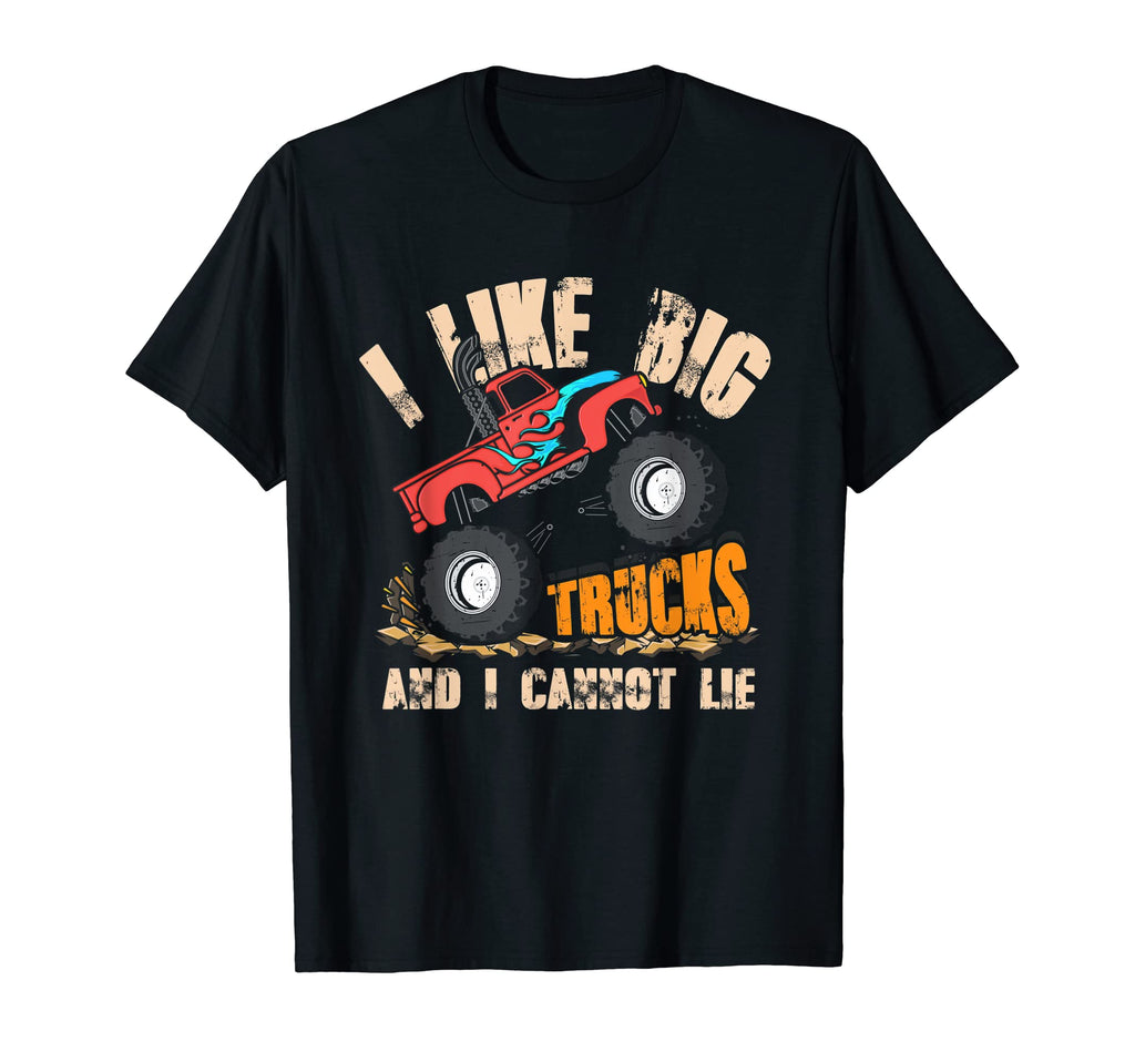 Monster Truck I Like Big Trucks And T-Shirt - Custom Art Print for Adults - T-Shirt, Sweatshirt, Hoodie