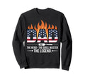 Dad Griller Master Hero Legend Usa Sweatshirt - Novelty Apparel Men Women - T-Shirt, Sweatshirt, Hoodie