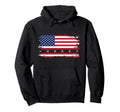American Flag Soccer Soccer Hoodie - Minimalist Print Men Women - T-Shirt, Sweatshirt, Hoodie