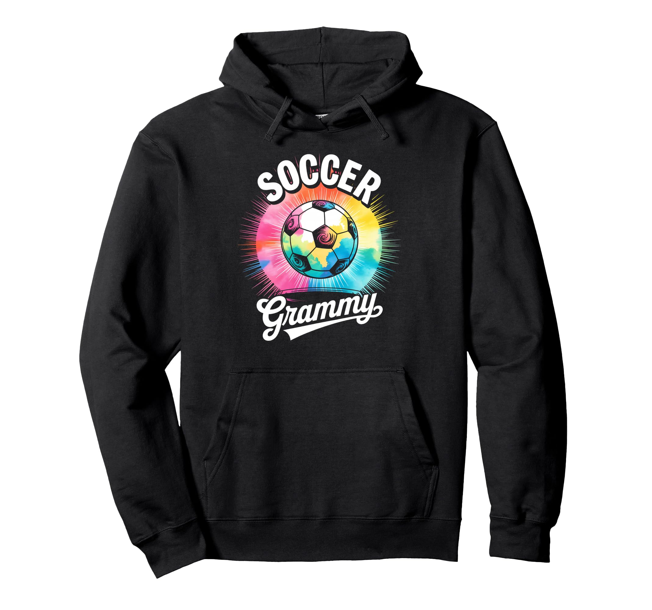 Soccer Grammy Grandma Tie Dye Hoodie - Graphic Print Men Women - T-Shirt, Sweatshirt, Hoodie
