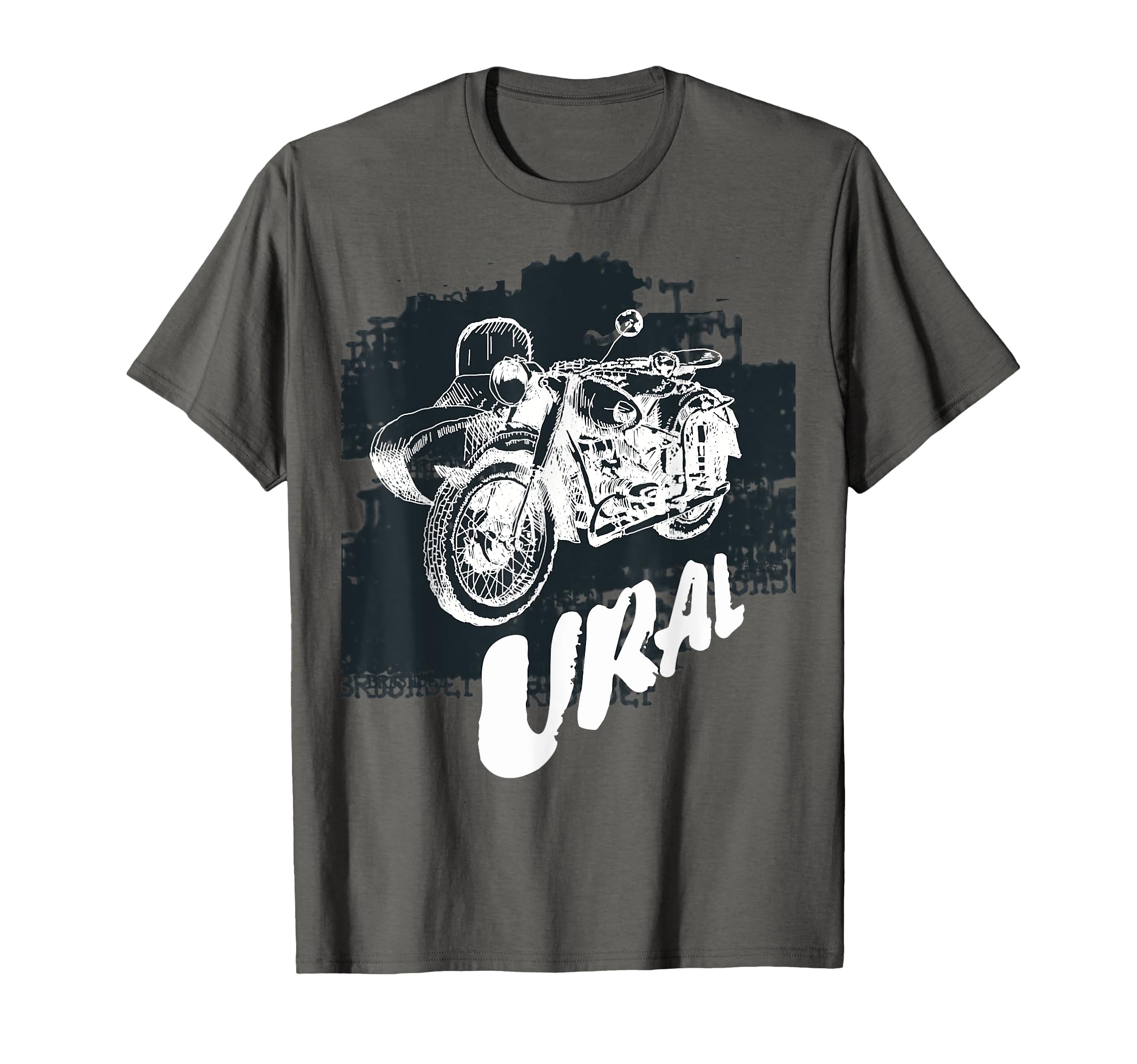 Motorcycle Ural Sidecar Motorbike T-Shirt - Trendy Graphic for Adults - T-Shirt, Sweatshirt, Hoodie