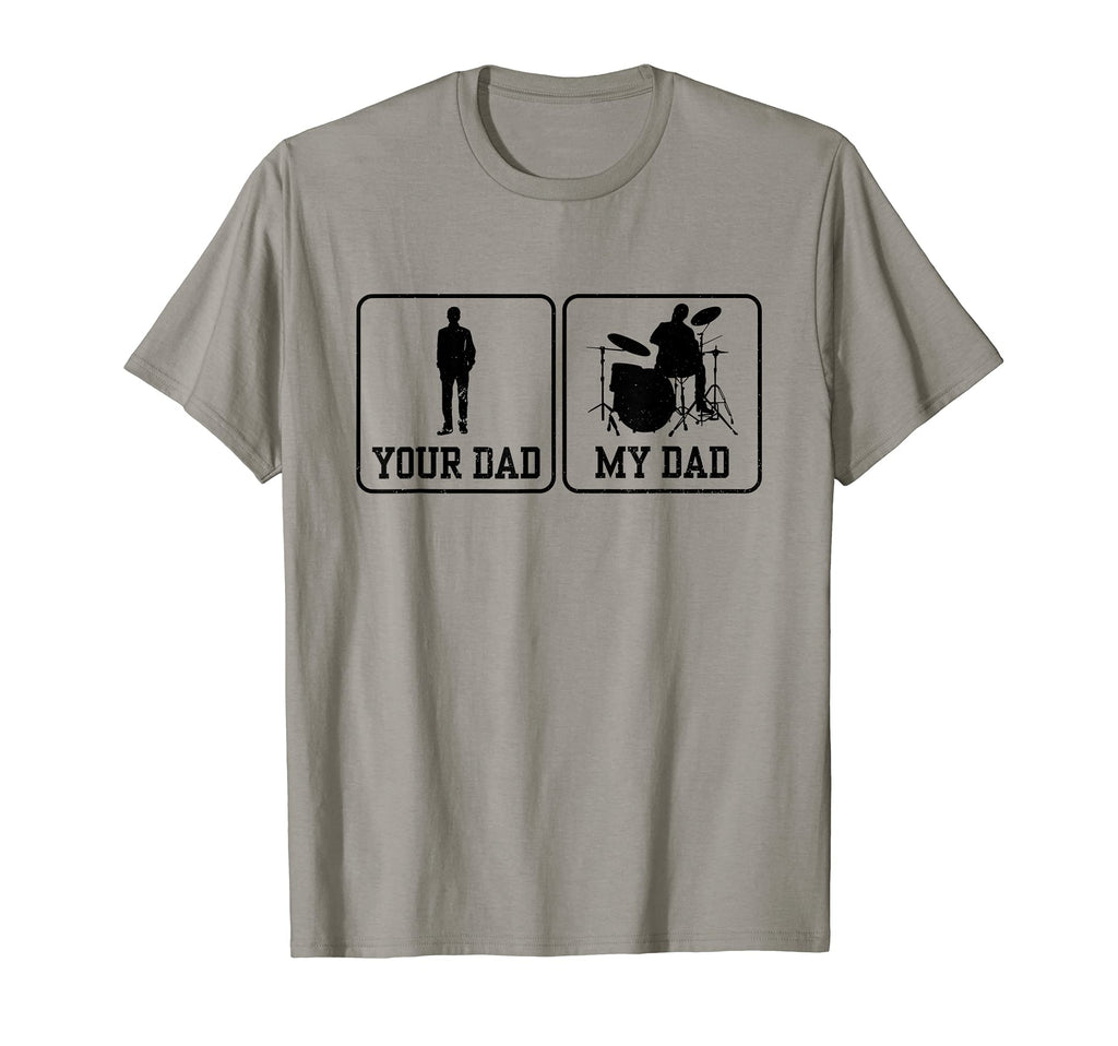 Mens Rock Drummer Dad My Rockband T-Shirt - Graphic Print Men Women - T-Shirt, Sweatshirt, Hoodie