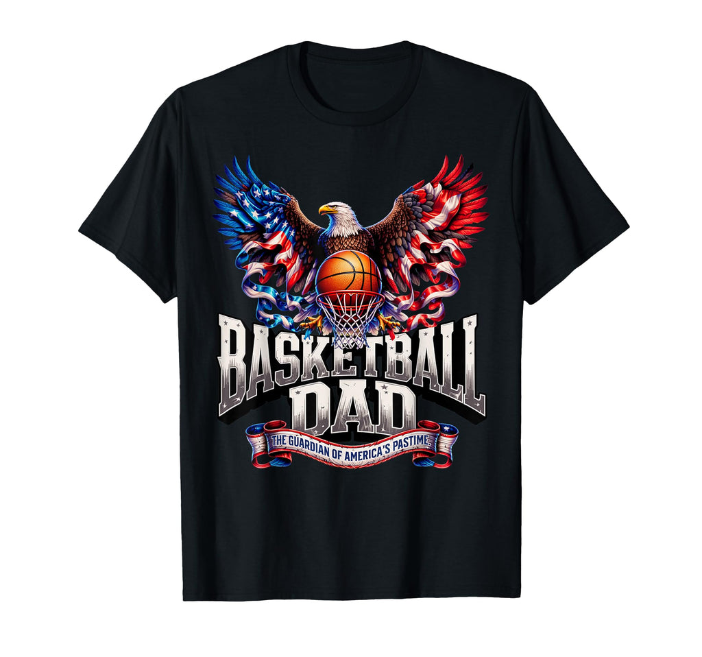 American Flag Basketball Patriotic T-Shirt - Custom Art Print Men Women - T-Shirt, Sweatshirt, Hoodie