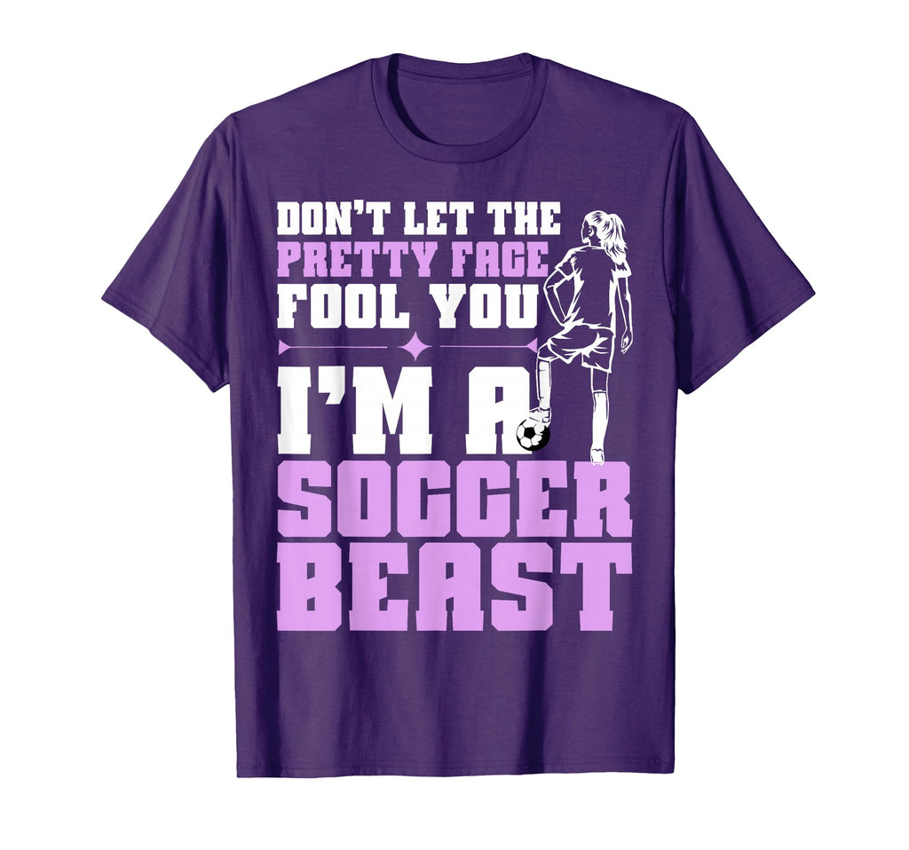 Funny Soccer Soccer Players Teens T-Shirt - Fun Novelty Design Men Women - T-Shirt, Sweatshirt, Hoodie