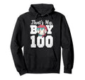 Thats My Baseball 100 Number Mom Dad Hoodie - Aesthetic Graphic for Adults - T-Shirt, Sweatshirt, Hoodie