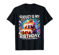 August Is My Birthday Birthday Matching T-Shirt - Graphic Print Men Women - T-Shirt, Sweatshirt, Hoodie