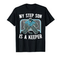 Hockey Keeper Step Dad Hockey Goalie T-Shirt - Unique Graphic Unisex - T-Shirt, Sweatshirt, Hoodie