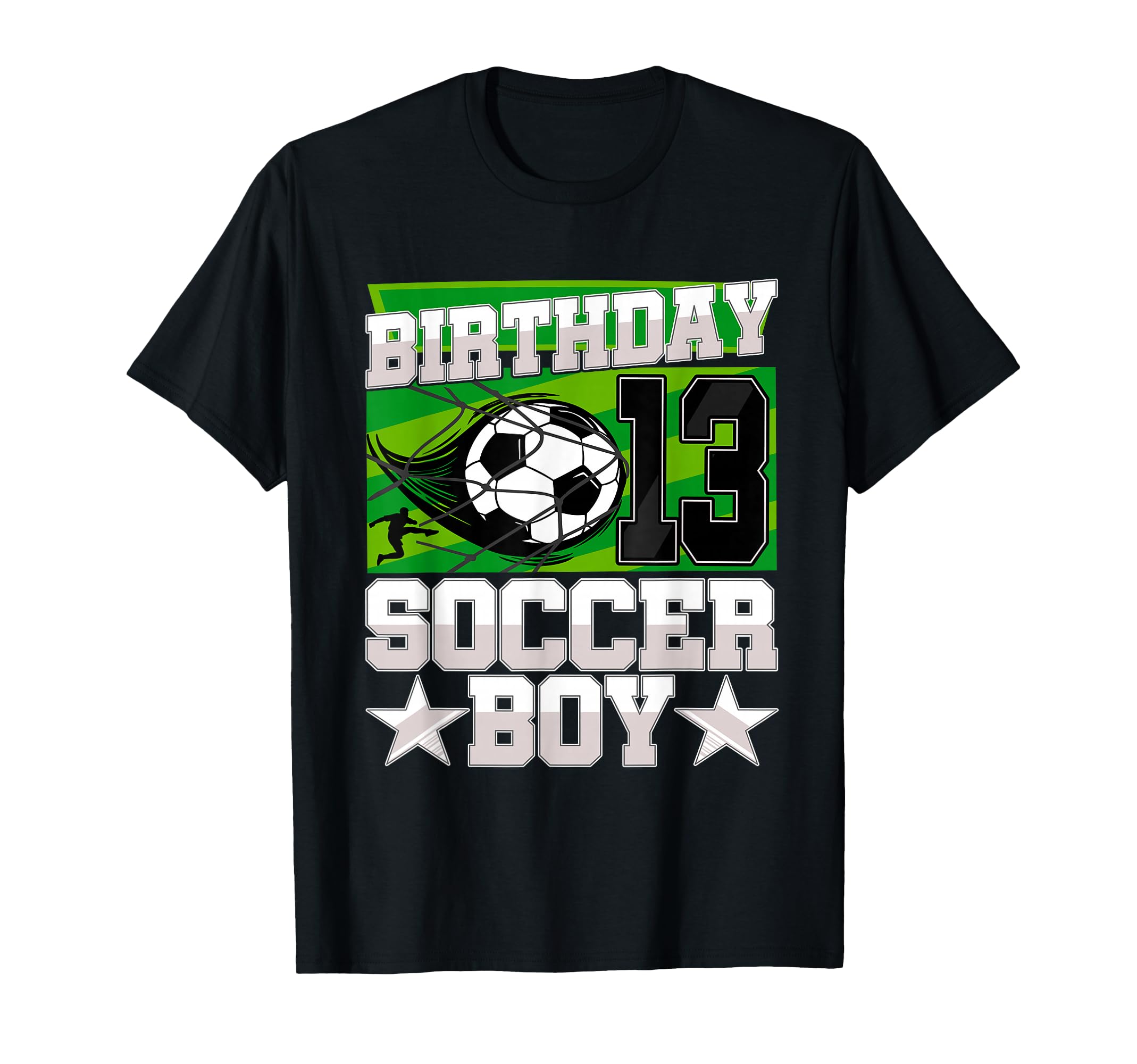 Soccer Birthday Party 13Th Birthday 13 T-Shirt - Unique Graphic for Adults - T-Shirt, Sweatshirt, Hoodie
