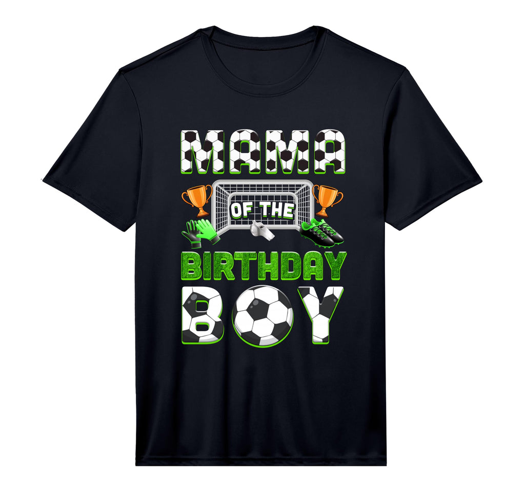 Mens Mama Birthday Soccer Family T-Shirt - Custom Art Print for Adults - T-Shirt, Sweatshirt, Hoodie