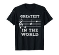 Greatest Dad World Music Gift Your T-Shirt - Minimalist Print for Adults - T-Shirt, Sweatshirt, Hoodie
