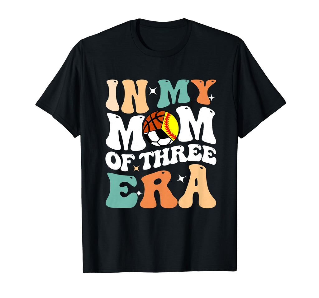 My Mom Three Era Funny Softball T-Shirt - Casual Everyday Wear Unisex - T-Shirt, Sweatshirt, Hoodie