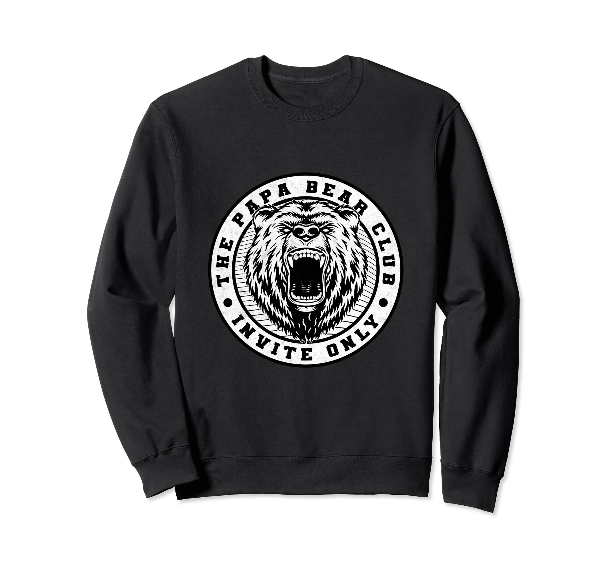 Papa Bear Club Funny Fathers Day Sweatshirt - Aesthetic Graphic Unisex - T-Shirt, Sweatshirt, Hoodie
