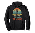 Funny Bbq Dad Grill Master Myth Legend Hoodie - Graphic Print Men Women - T-Shirt, Sweatshirt, Hoodie
