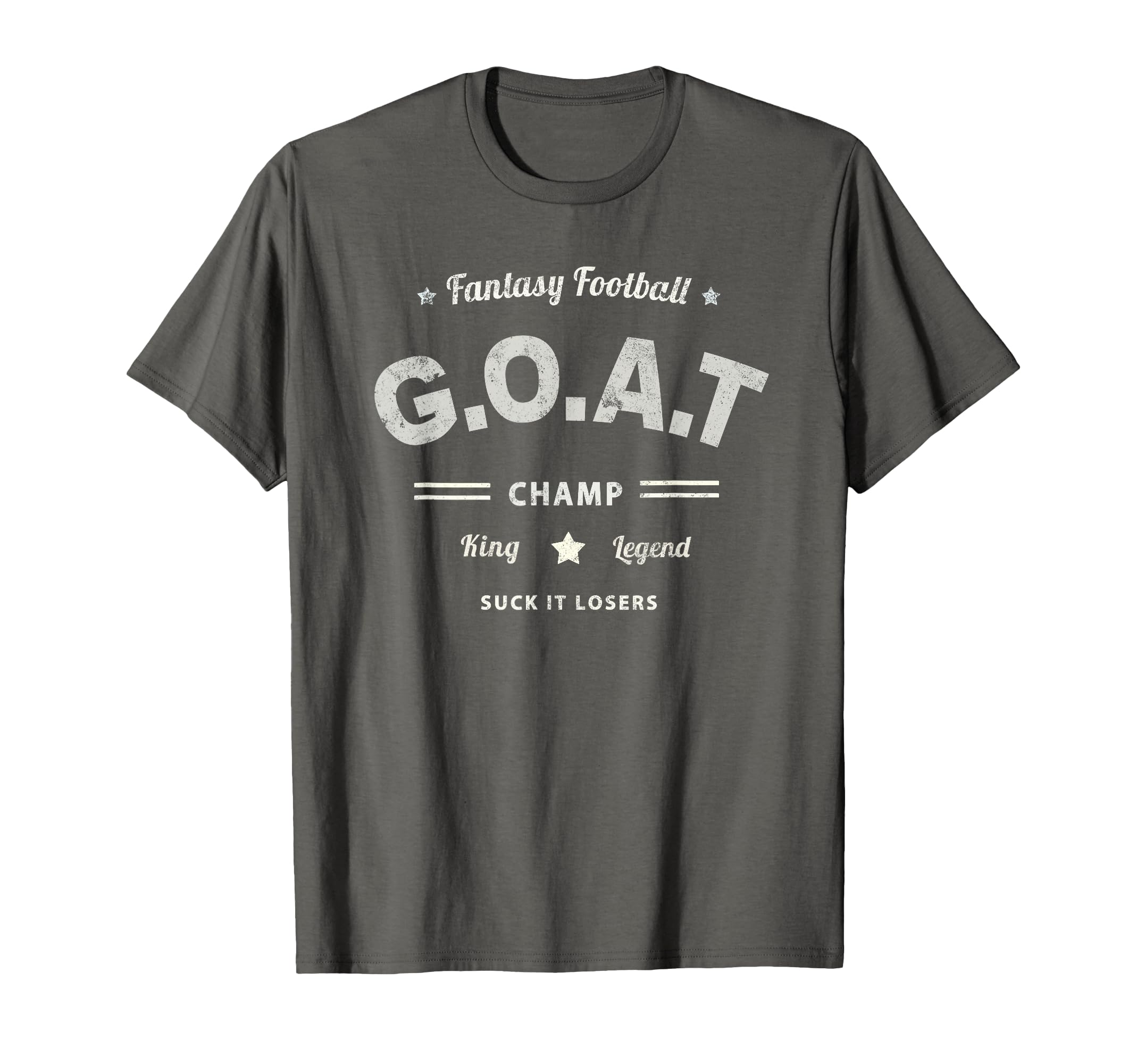 Fantasy Football Goat Champ Game Dad T-Shirt - Fun Novelty Design Unisex - T-Shirt, Sweatshirt, Hoodie