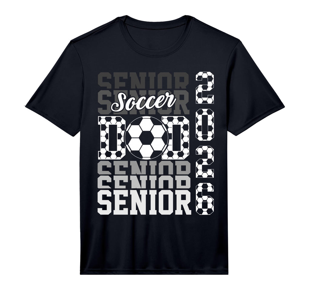 2026 Soccer Senior Dad Graduation T-Shirt - Unique Graphic for Adults - T-Shirt, Sweatshirt, Hoodie