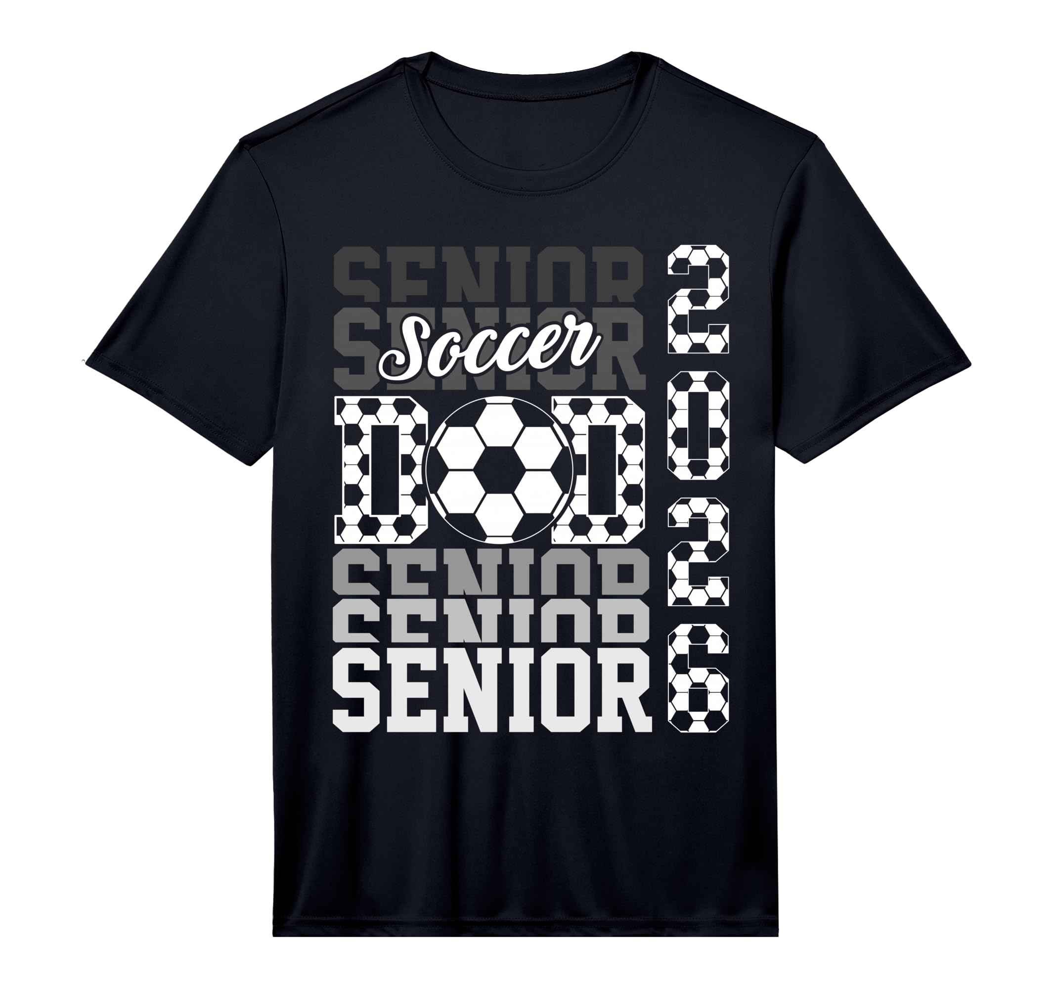 2026 Soccer Senior Dad Graduation T-Shirt - Unique Graphic for Adults - T-Shirt, Sweatshirt, Hoodie