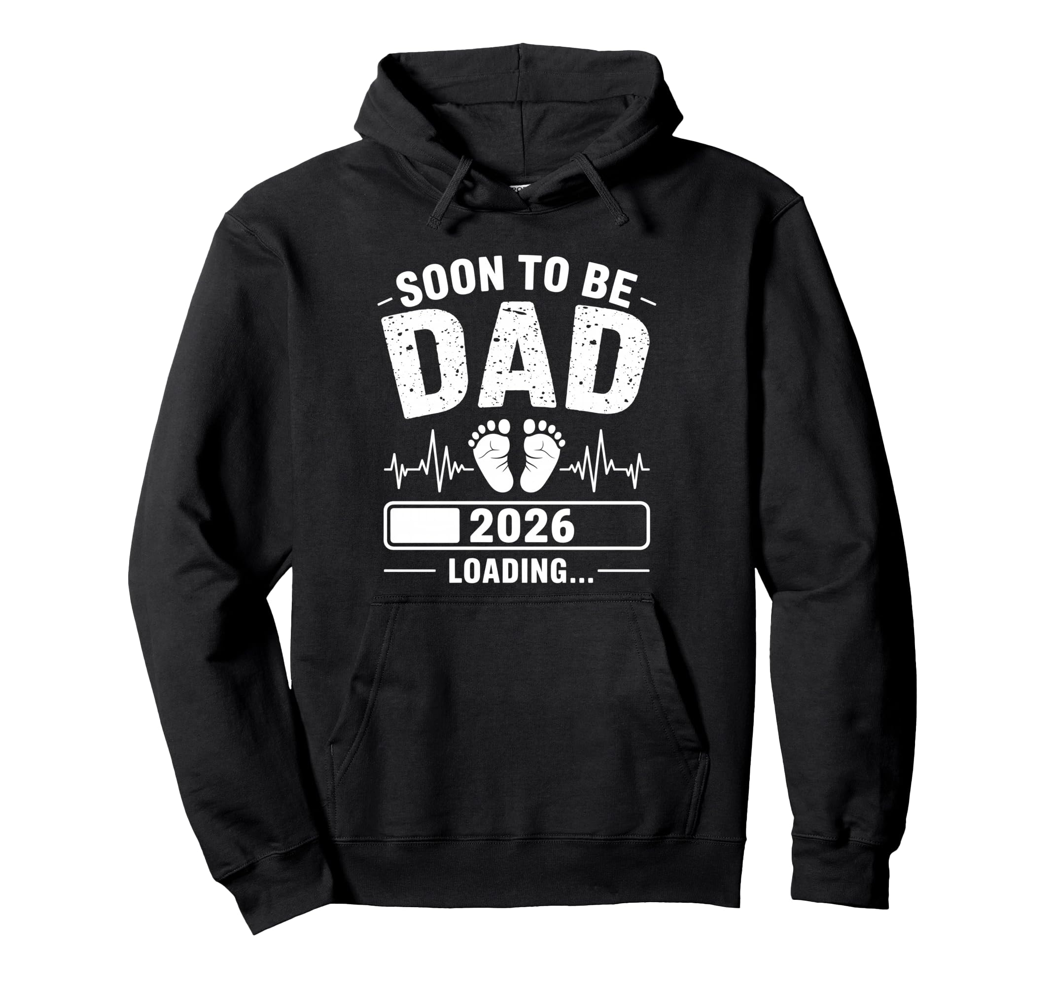 Soon To Be Dad 2026 Loading Pregnancy Hoodie - Streetwear Style Men Women - T-Shirt, Sweatshirt, Hoodie