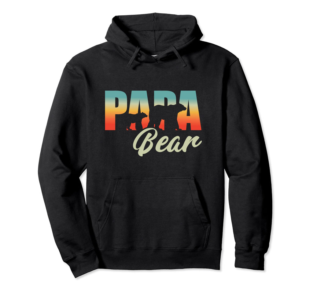 Dad Funny Papa Bear Fathers Day Hoodie - Aesthetic Graphic Men Women - T-Shirt, Sweatshirt, Hoodie