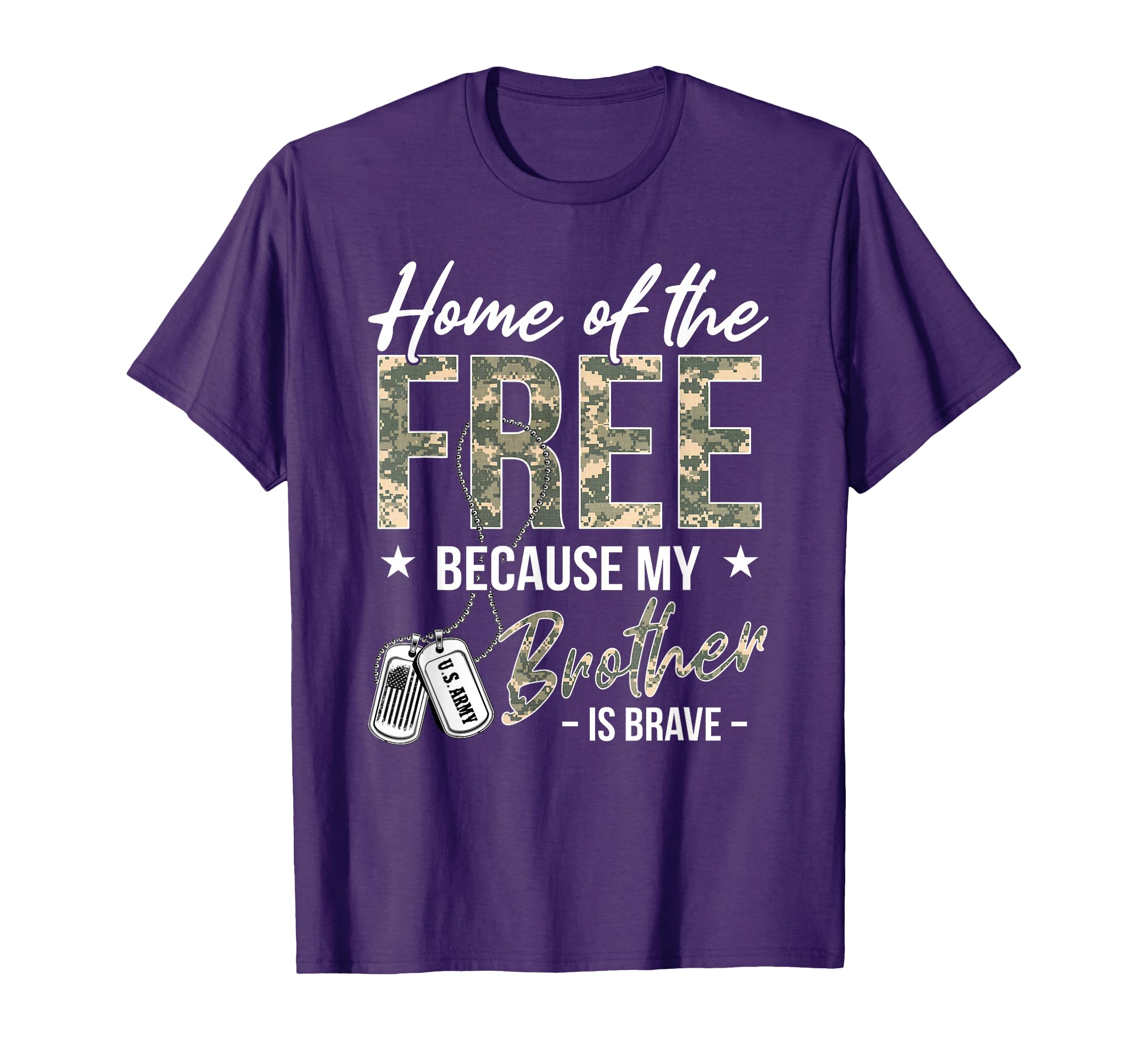 Home Free Because My Brother Is T-Shirt - Casual Everyday Wear for Adults - T-Shirt, Sweatshirt, Hoodie