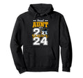 Proud Aunt 2024 Soccer Senior Graduation Hoodie - Streetwear Style Unisex - T-Shirt, Sweatshirt, Hoodie