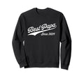 Best Papa Since 2024 Sweatshirt - Custom Art Print for Adults - T-Shirt, Sweatshirt, Hoodie