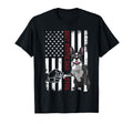Boston Terrier Dad Dog American T-Shirt - Fun Novelty Design for Adults - T-Shirt, Sweatshirt, Hoodie