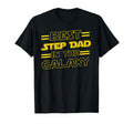 Best Step Dad Galaxy Funny Fathers Day T-Shirt - Graphic Print Men Women - T-Shirt, Sweatshirt, Hoodie