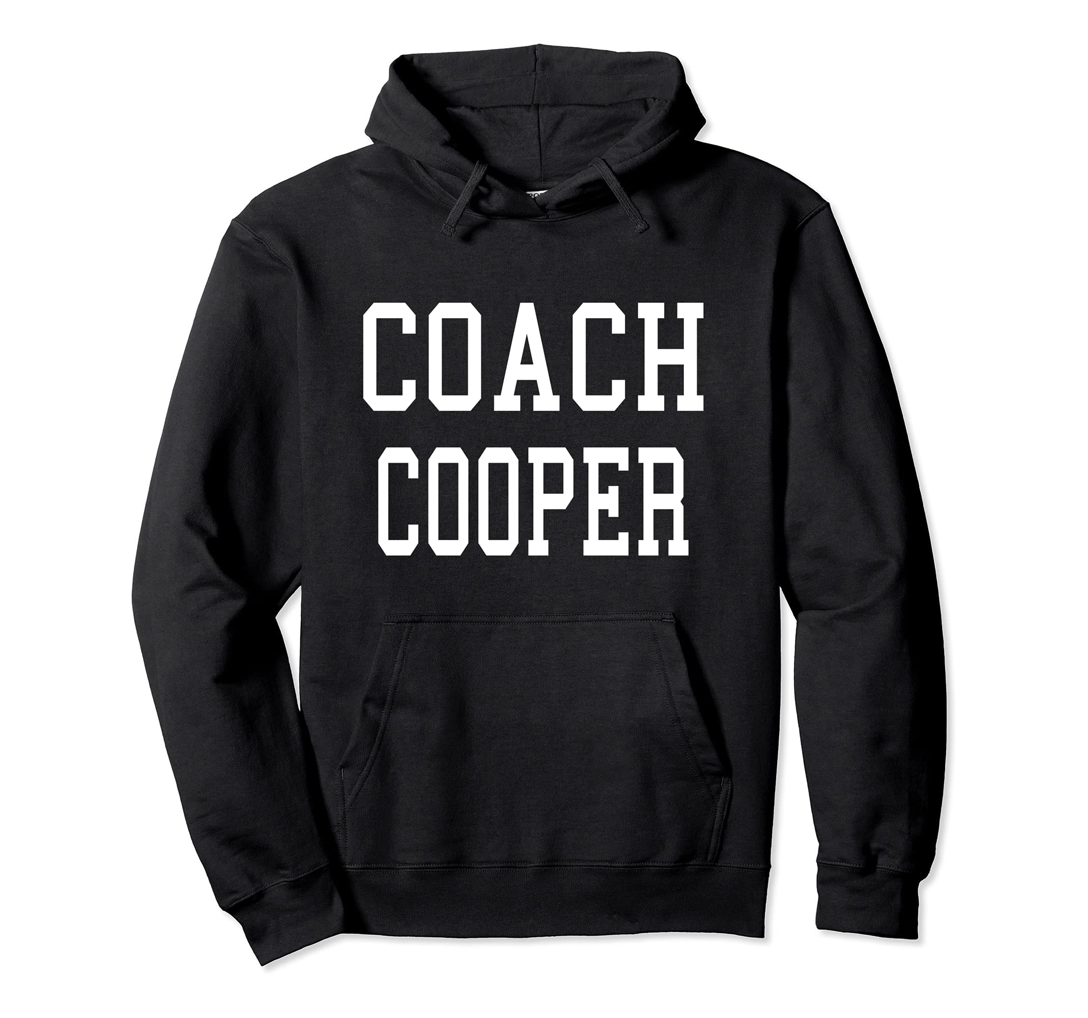 Coach Cooper Custom Football Soccer Hoodie - Unique Graphic Unisex - T-Shirt, Sweatshirt, Hoodie