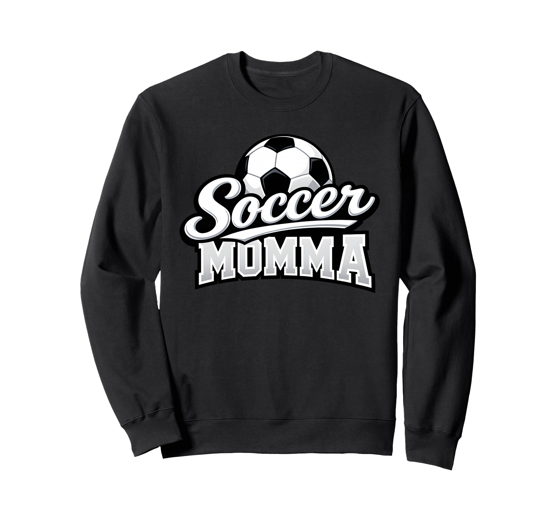 Soccer Momma Mothers Day Sweatshirt - Casual Everyday Wear for Adults - T-Shirt, Sweatshirt, Hoodie