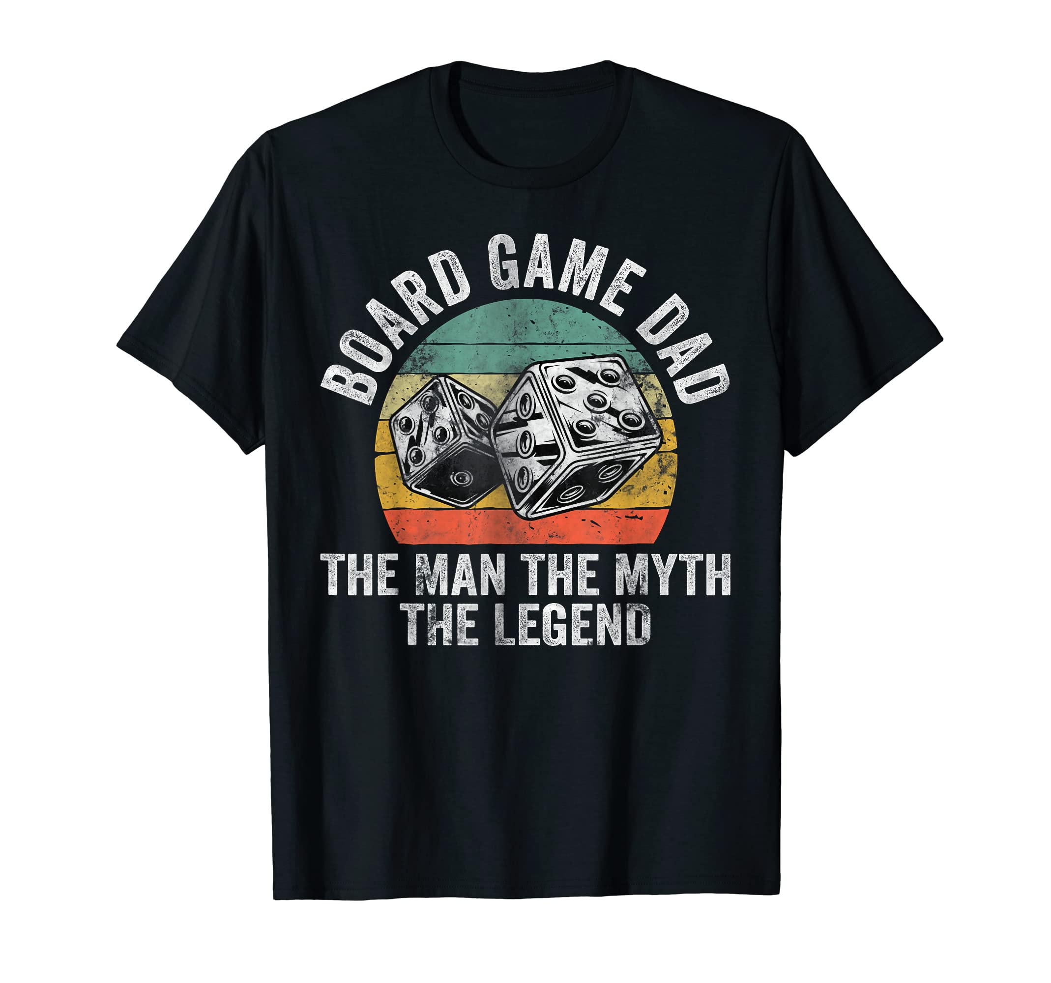 Dad Gamer Board Game Dad Myth Legend T-Shirt - Trendy Graphic Unisex - T-Shirt, Sweatshirt, Hoodie