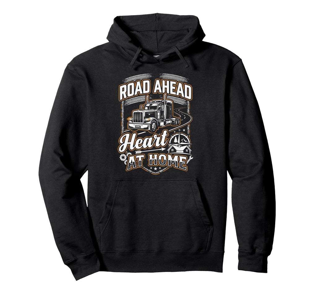 Truck Driver Dad Trucker Daddy Truck Hoodie - Custom Art Print Men Women - T-Shirt, Sweatshirt, Hoodie