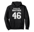 Number 46 Custom Proud Soccer Hoodie - Casual Everyday Wear for Adults - T-Shirt, Sweatshirt, Hoodie