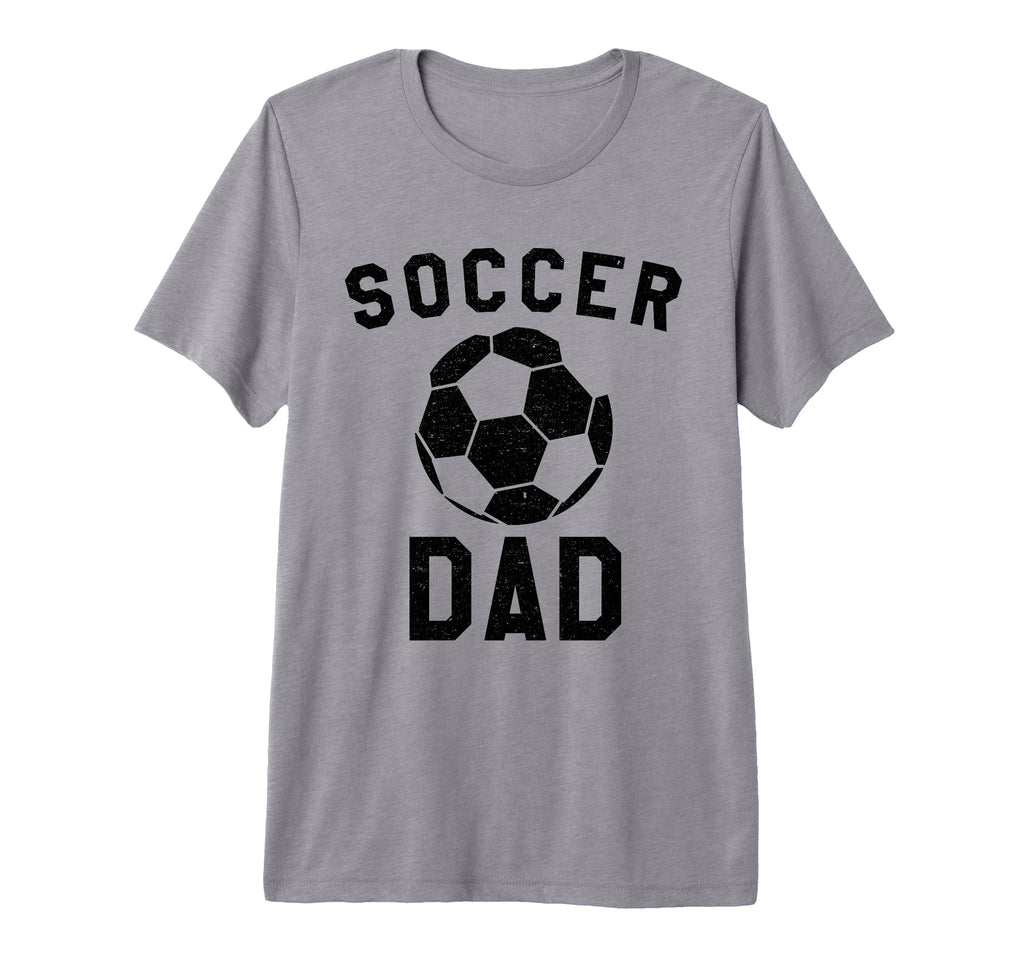 Soccer Dad Team Coaching Father Tri T-Shirt - Novelty Apparel for Adults - T-Shirt, Sweatshirt, Hoodie