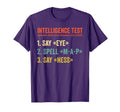 Intelligence Test Say Eye Map Ness T-Shirt - Streetwear Style for Adults - T-Shirt, Sweatshirt, Hoodie