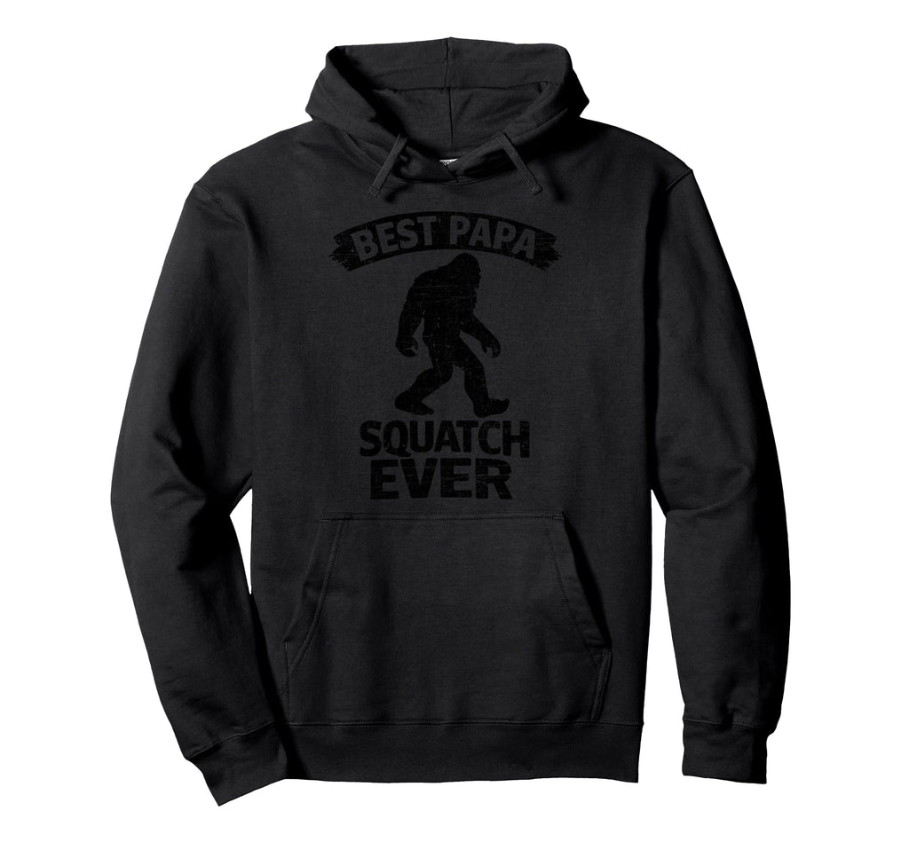 Bigfoot Dad Sasquatch Dad Best Papa Hoodie - Custom Art Print Men Women - T-Shirt, Sweatshirt, Hoodie