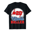 Baseball Baller Player Number 20 T-Shirt - Fun Novelty Design Men Women - T-Shirt, Sweatshirt, Hoodie