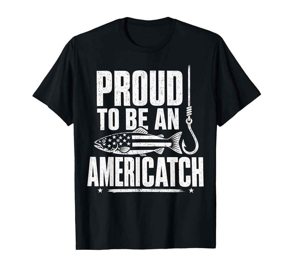 American Flag Fisherman Patriotic T-Shirt - Unique Graphic for Adults - T-Shirt, Sweatshirt, Hoodie