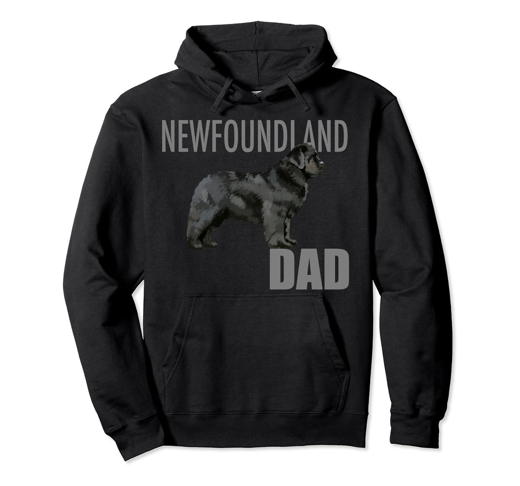 Newfoundland Dad Dog Hoodie - Aesthetic Graphic Unisex - T-Shirt, Sweatshirt, Hoodie