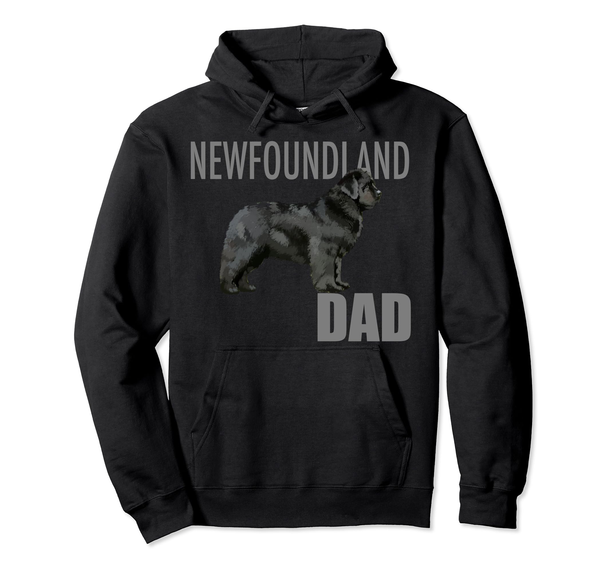 Newfoundland Dad Dog Hoodie - Aesthetic Graphic Unisex - T-Shirt, Sweatshirt, Hoodie