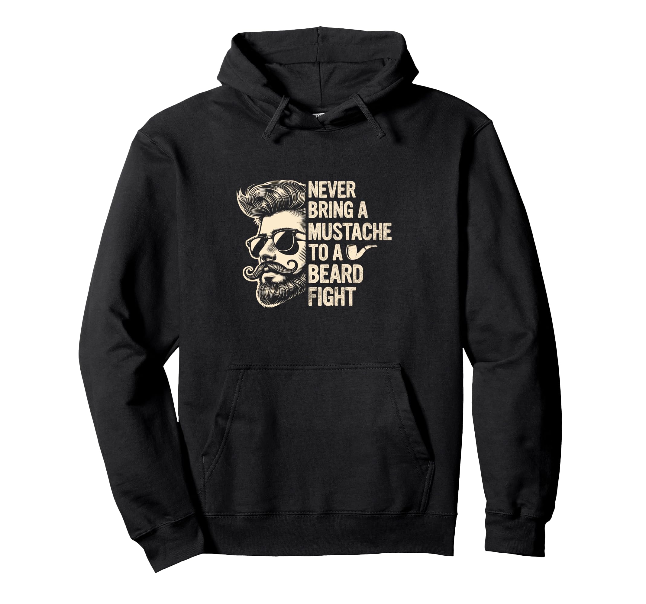 Bearded Dad Daddy Never Bring Hoodie - Streetwear Style for Adults - T-Shirt, Sweatshirt, Hoodie