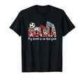 My Heart Is That Field Soccer Mom Soccer T-Shirt - Custom Art Print Unisex - T-Shirt, Sweatshirt, Hoodie