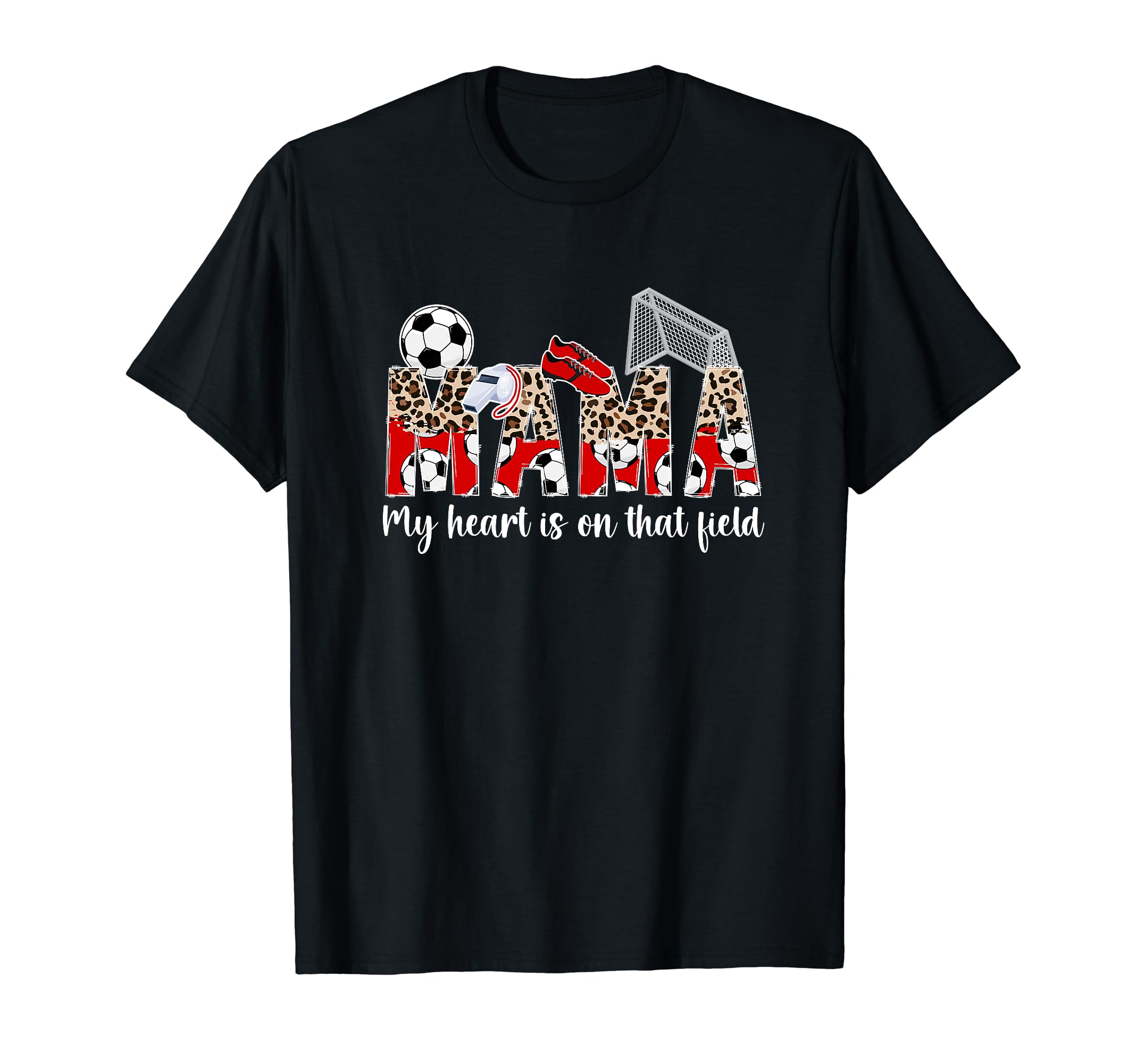 My Heart Is That Field Soccer Mom Soccer T-Shirt - Custom Art Print Unisex - T-Shirt, Sweatshirt, Hoodie
