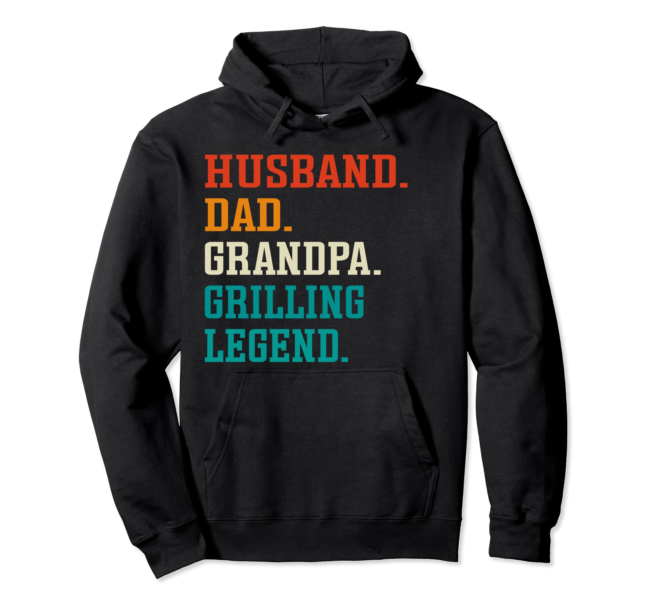 Funny Husband Dad Grandpa Grilling Legend Hoodie - Graphic Print for Adults - T-Shirt, Sweatshirt, Hoodie