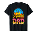 Ice Cream Drip Softball Dad Game Day T-Shirt - Trendy Graphic for Adults - T-Shirt, Sweatshirt, Hoodie