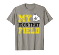 My Heart Is That Field Soccer Mom T-Shirt - Novelty Apparel for Adults - T-Shirt, Sweatshirt, Hoodie