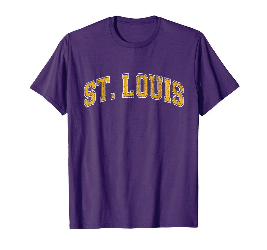 St Louis Missouri Distressed T-Shirt - Graphic Print Unisex - T-Shirt, Sweatshirt, Hoodie