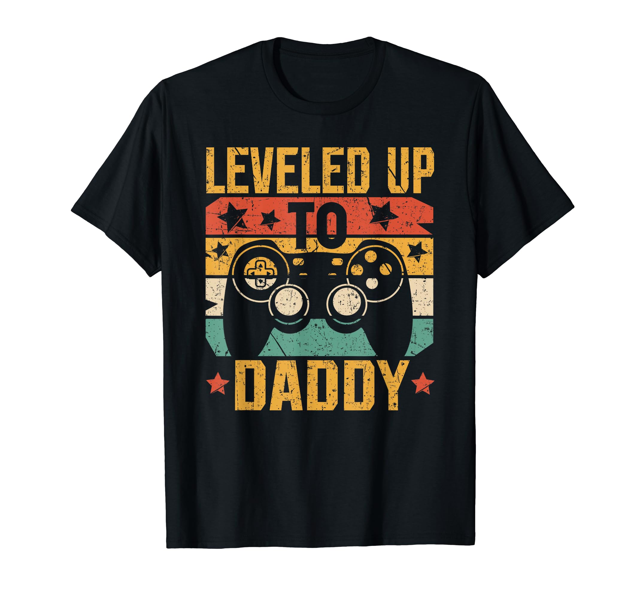 Leveled Up To Daddy 2024 Pregnancy T-Shirt - Minimalist Print for Adults - T-Shirt, Sweatshirt, Hoodie