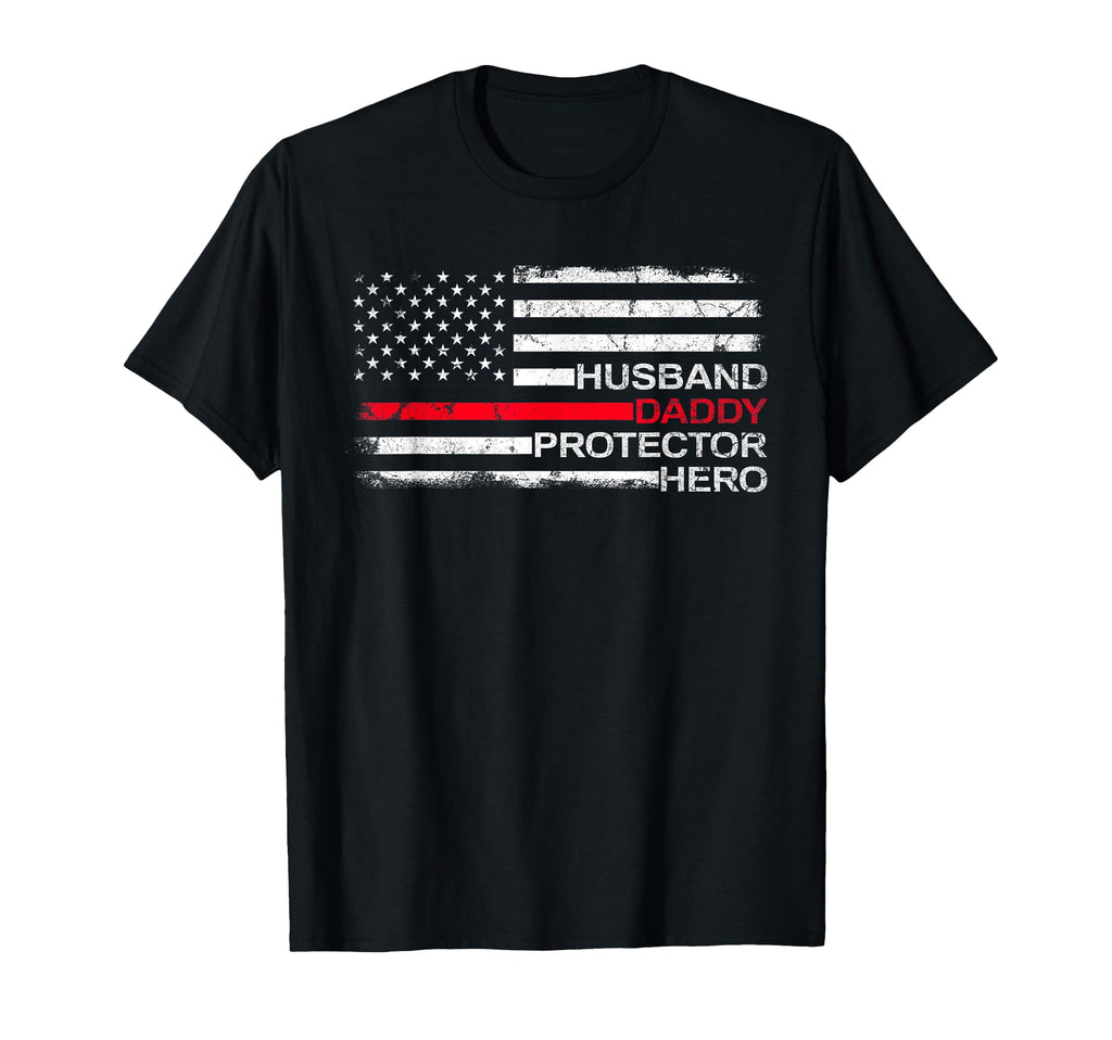 Husband Daddy Protector Hero Father T-Shirt - Aesthetic Graphic for Adults - T-Shirt, Sweatshirt, Hoodie