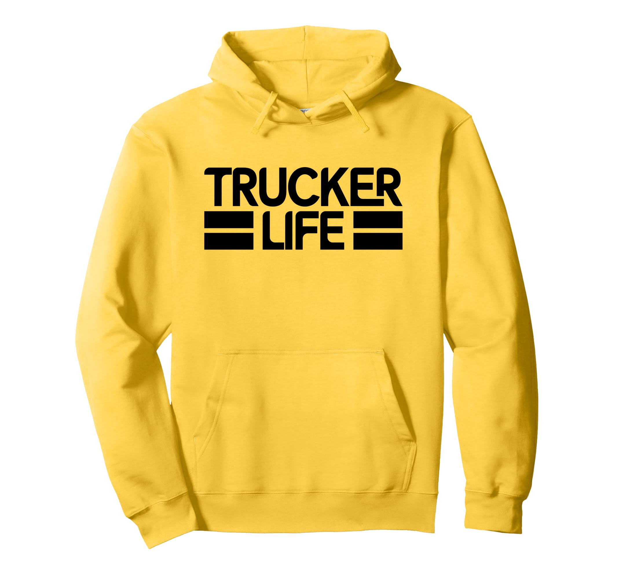 Trucker Life Proud Semi Truck Driver Hoodie - Aesthetic Graphic for Adults - T-Shirt, Sweatshirt, Hoodie