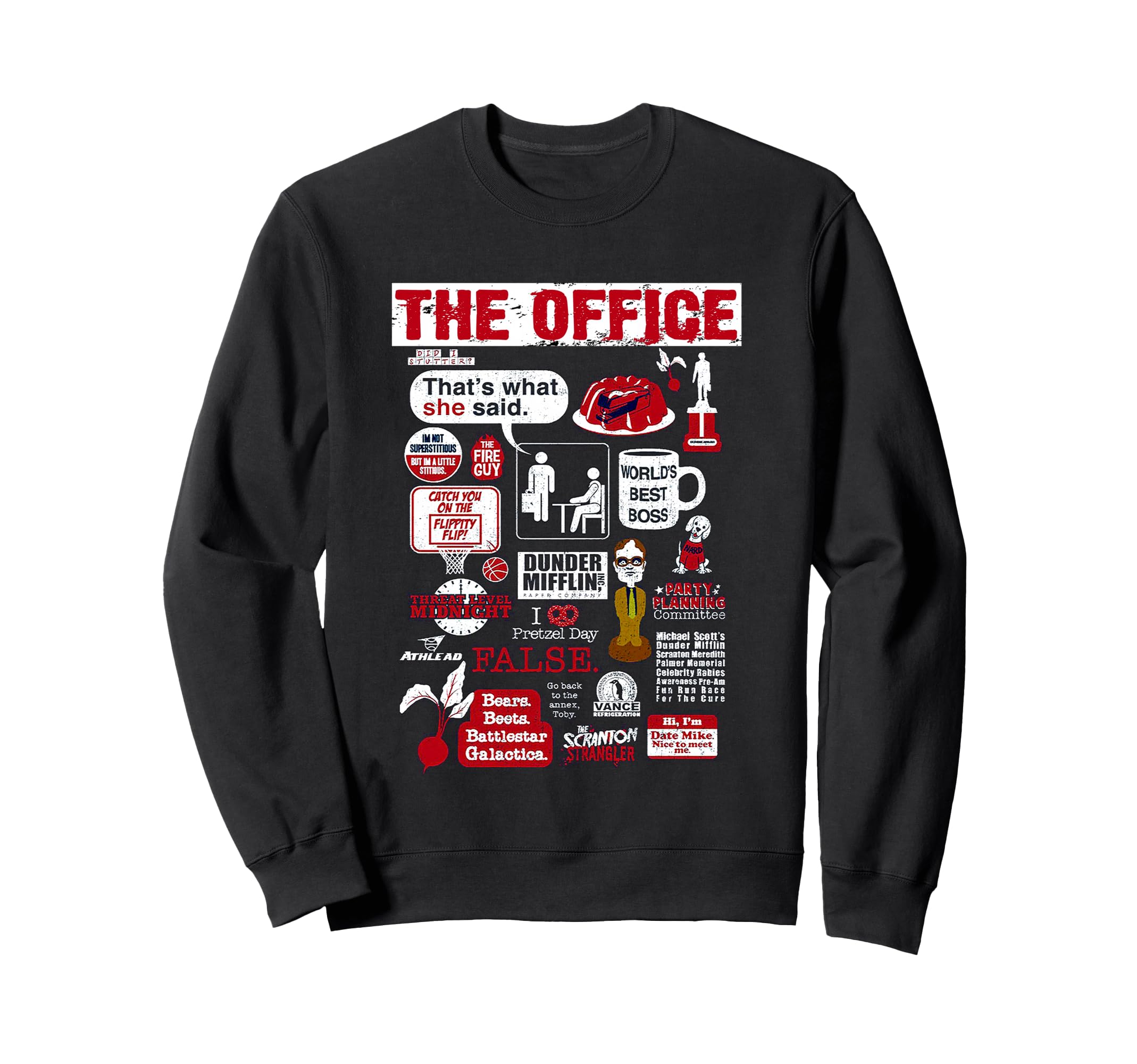 Office Mash Up Funny Sweatshirt - Novelty Apparel Men Women - T-Shirt, Sweatshirt, Hoodie